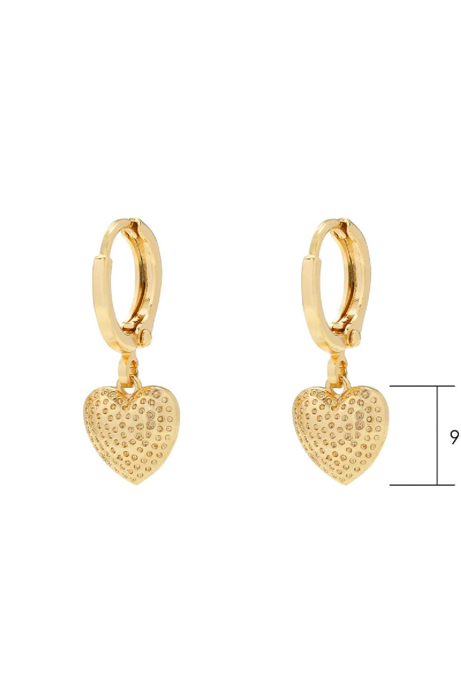 Ohrringe Endless Love Goldfarbe Kupfer Bild2